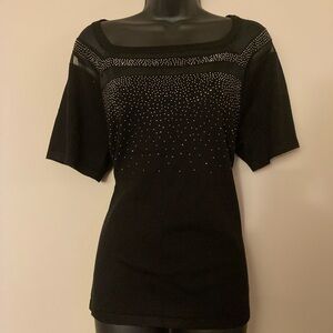 Women’s black top Sz XL